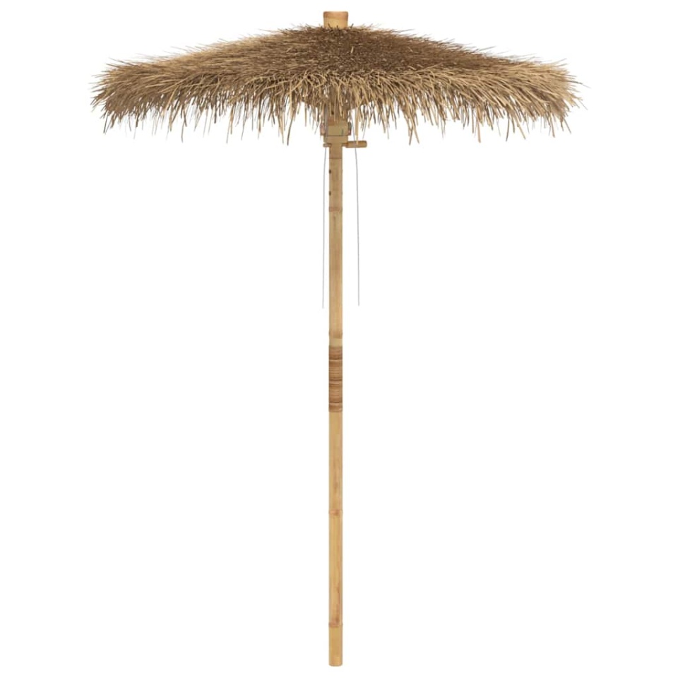 Umbrelă Tiki cu baldachin din frunze de banană 150 cm bambus - 1 | YEO