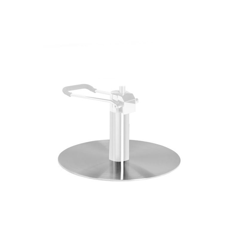 Baza rotunda inox l010 pentru scaunul de frizer