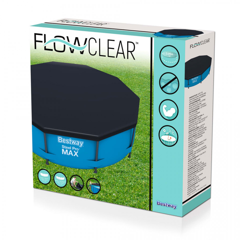 Bestway Prelată de piscină Flowclear, 305 cm