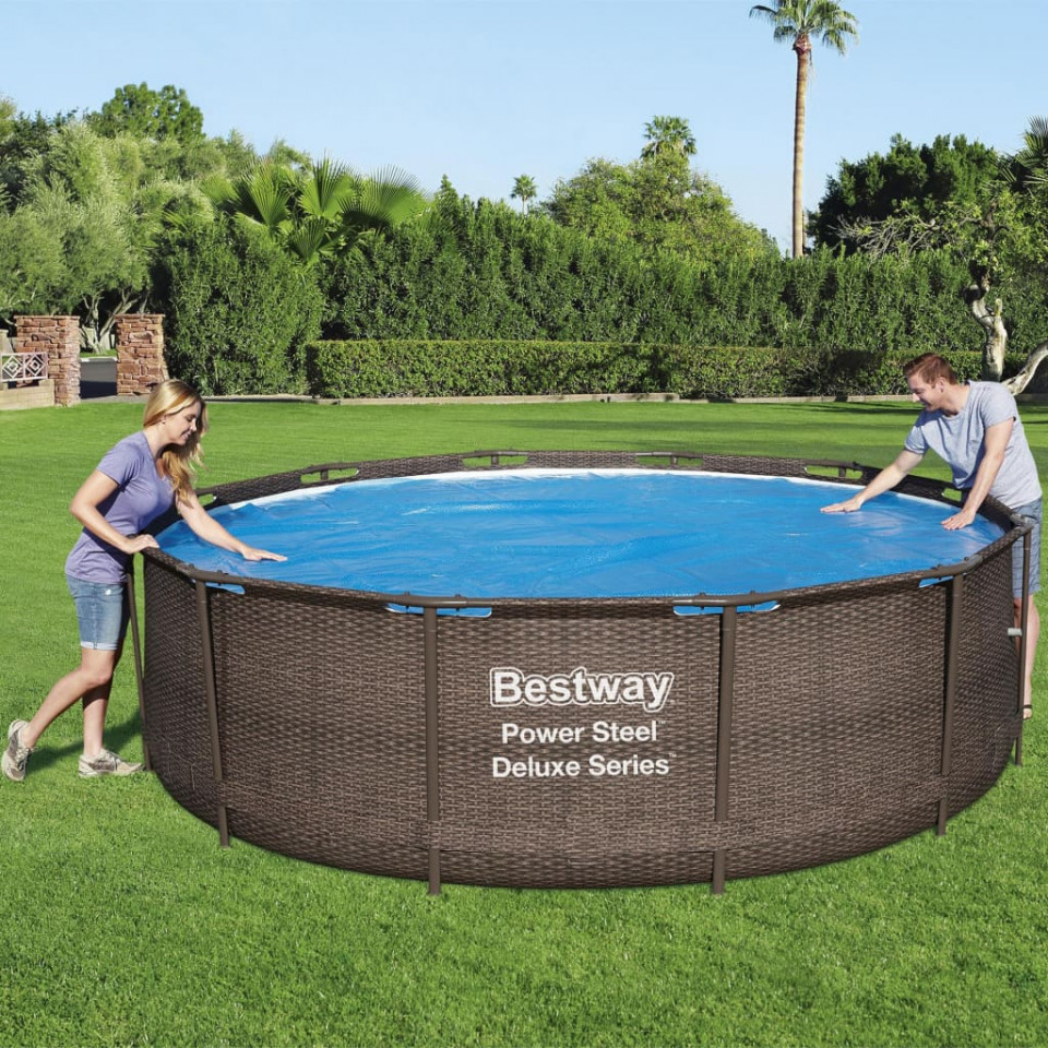 Bestway Prelată solară de piscină Flowclear, 356 cm - 2 | YEO