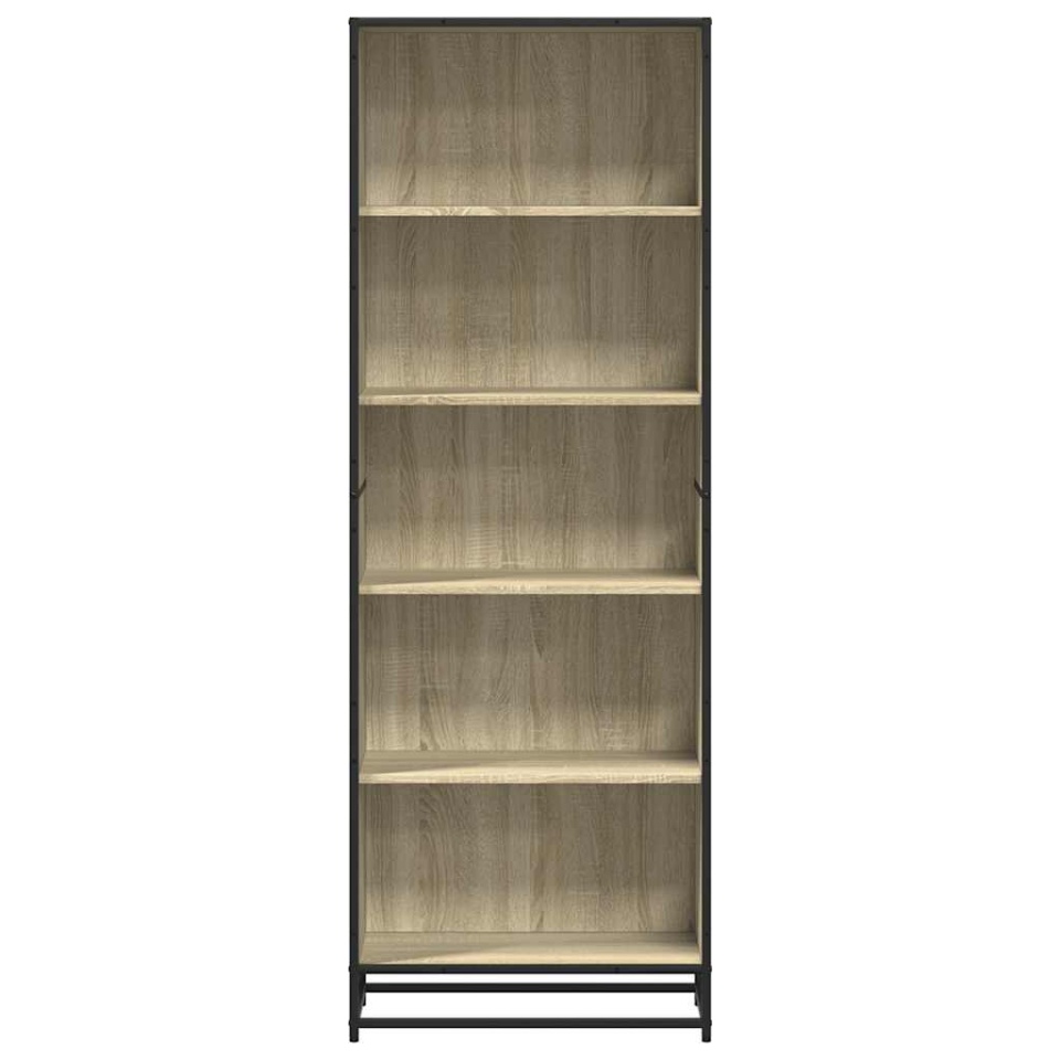 Bibliotecă, stejar sonoma, 60x35x170,5 cm, lemn prelucrat - 3 | YEO