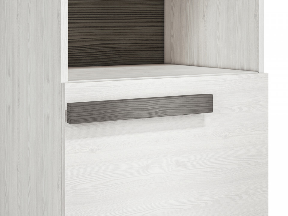 Blanco 04 (Biblioteca) Snowy Pine/Mdf New Grey& - 2 | YEO