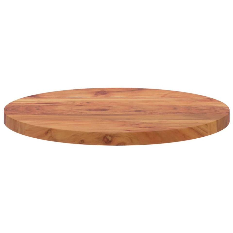 Blat de masă rotund, Ø60x3,8 cm, lemn masiv de acacia - 3 | YEO