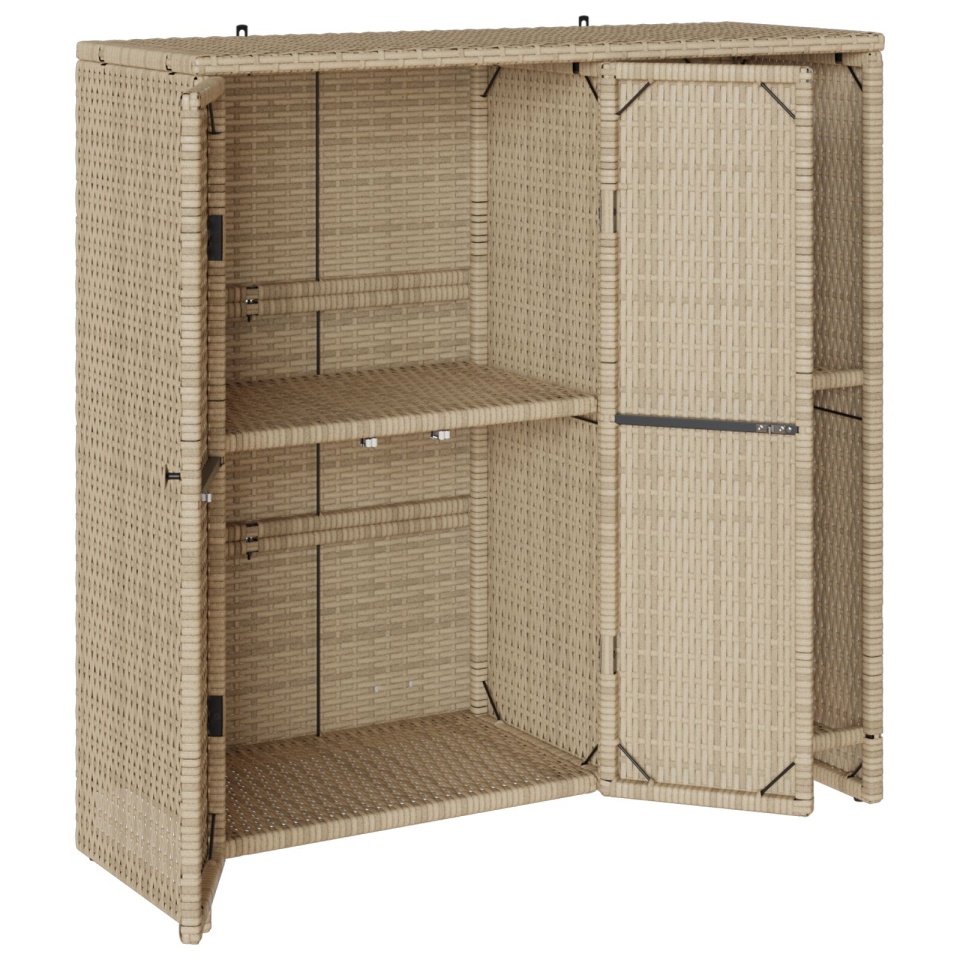 Cabinet de depozitare Bej 100x36x102 cm Ratan - 3 | YEO