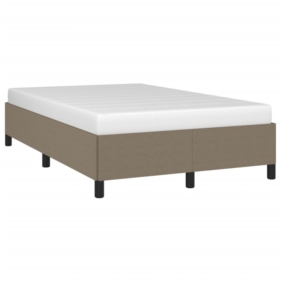 Cadru de pat fără saltea, gri taupe, 120x200 cm, textil - 3 | YEO