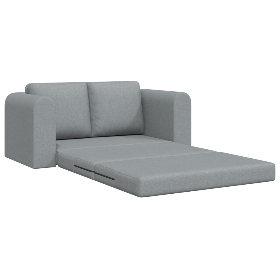 Canapea extensibilă 2 în 1 Gri deschis 148x71x83 cm Fabri - 3 | YEO