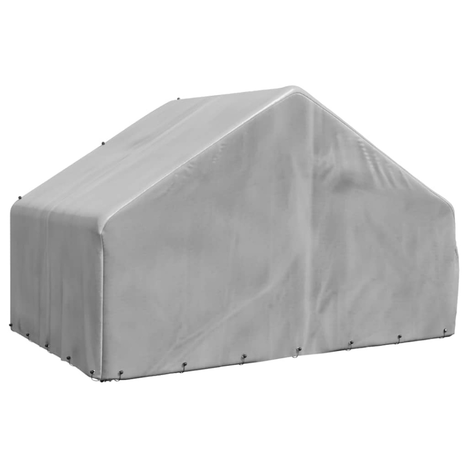 Canisa de exterior cu capac 3x2x1,9 m otel galvanizat