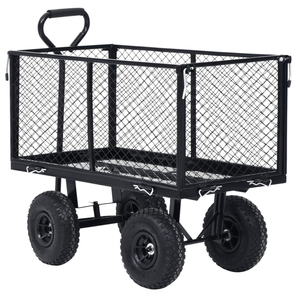 Cărucior manual de grădină, negru, 350 kg - 3 | YEO