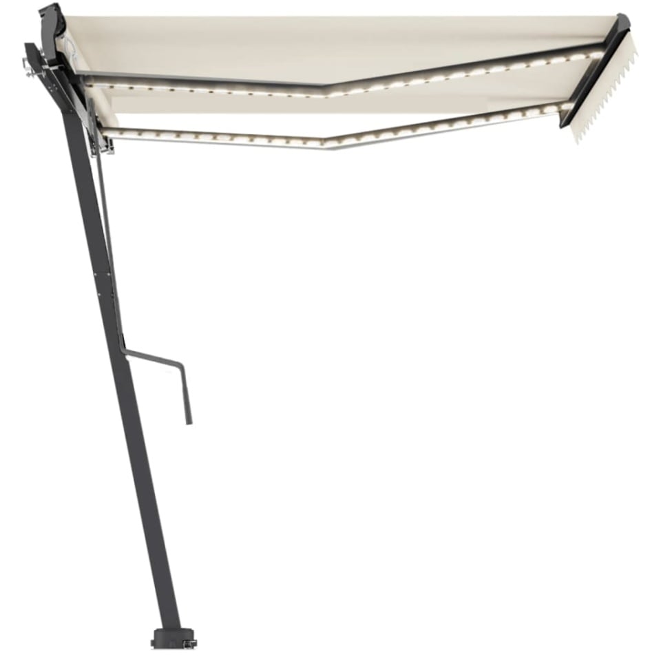 Copertină autonomă retractabilă automat, crem, 350x250 cm - 1 | YEO