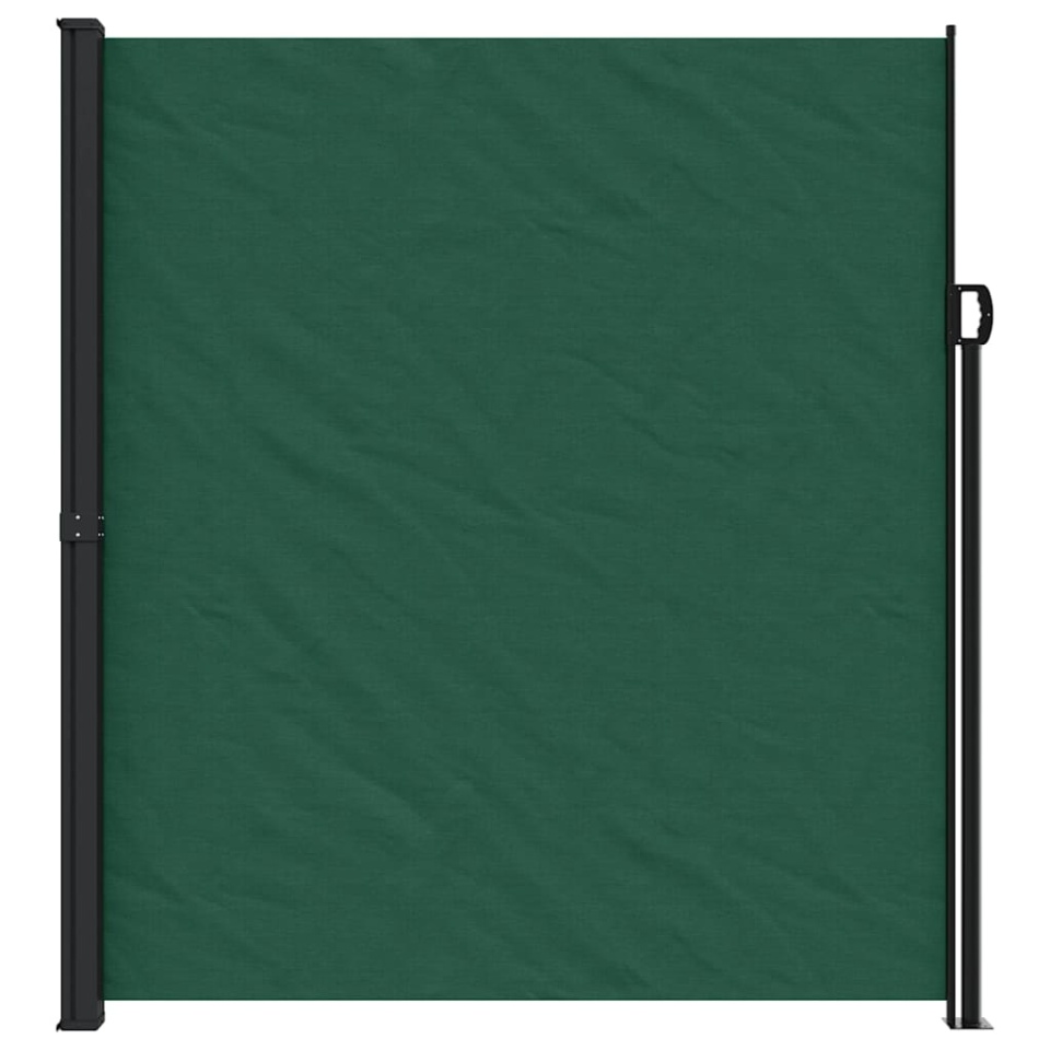 Copertina laterală retractabilă, verde închis, 220x500 cm - 2 | YEO