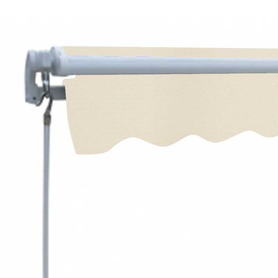 Copertină reglabilă acționată manual, 300 cm, crem - 3 | YEO