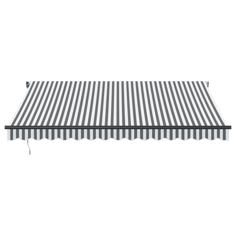 Copertină retractabilă automat cu LED, antracit/alb, 400x300 cm - 3 | YEO