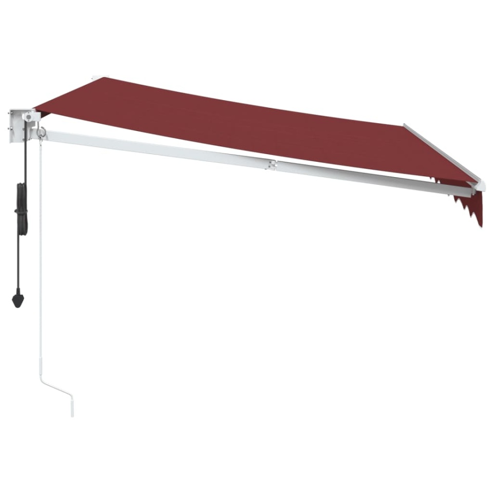 Copertina retractabilă automat, vișiniu, 300x250 cm - 3 | YEO