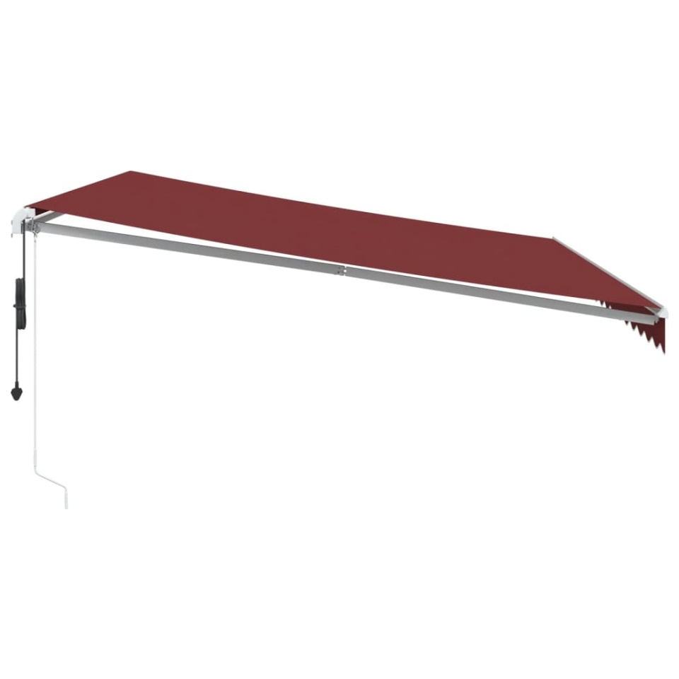 Copertina retractabilă automat, vișiniu, 450x300 cm - 3 | YEO