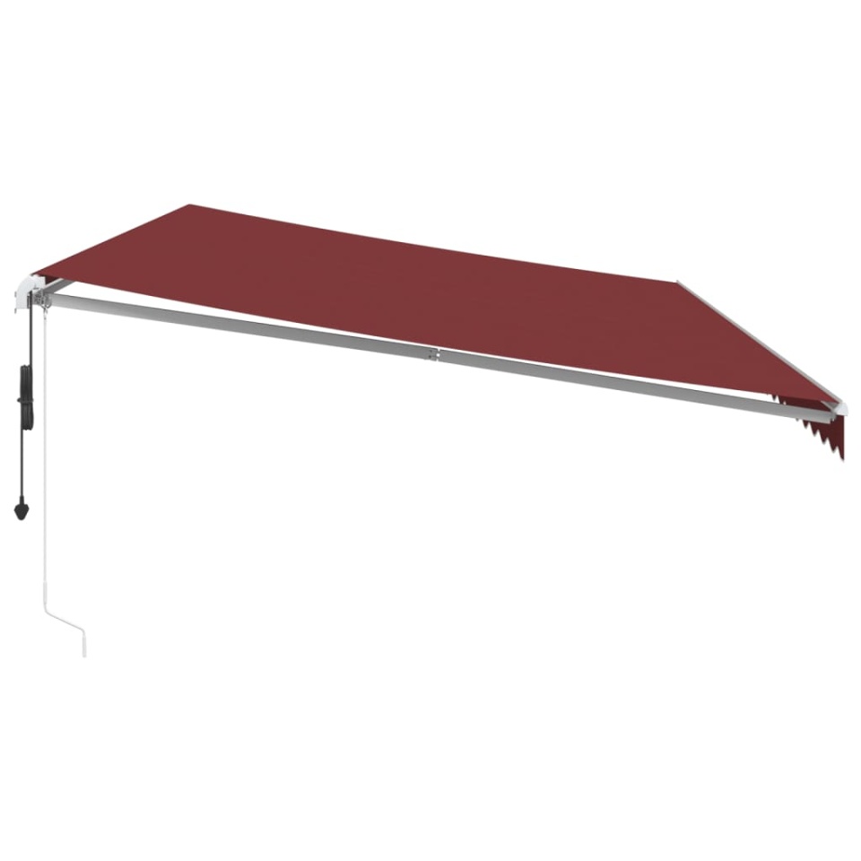 Copertina retractabilă automat, vișiniu, 600x300 cm - 3 | YEO