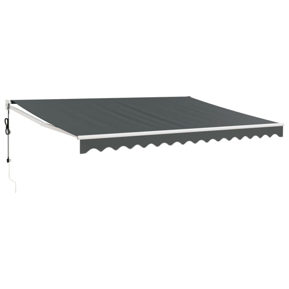 Copertină retractabilă automată, antracit, 4,5x3 m - 1 | YEO