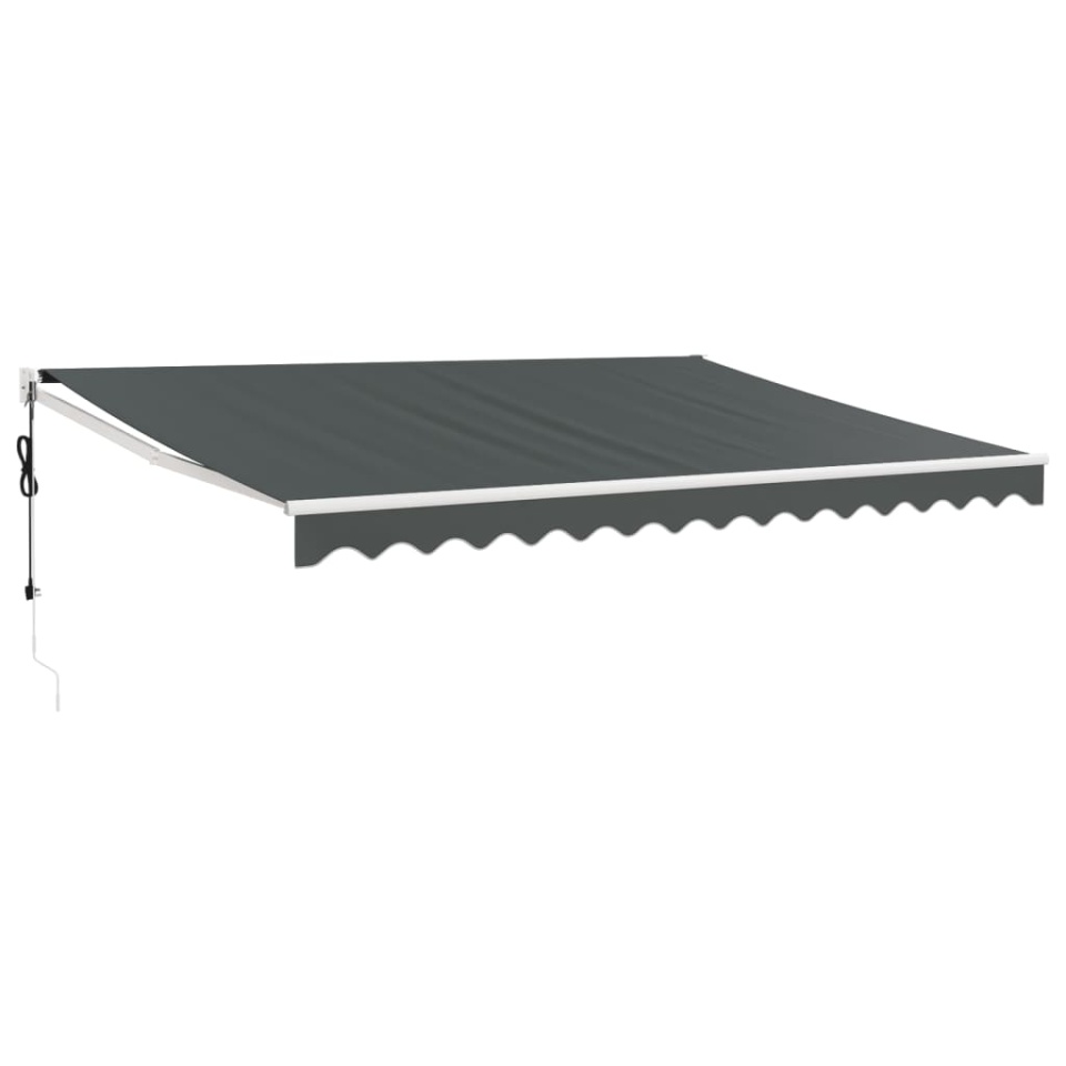 Copertină retractabilă automată, antracit, 5x3 m - 1 | YEO