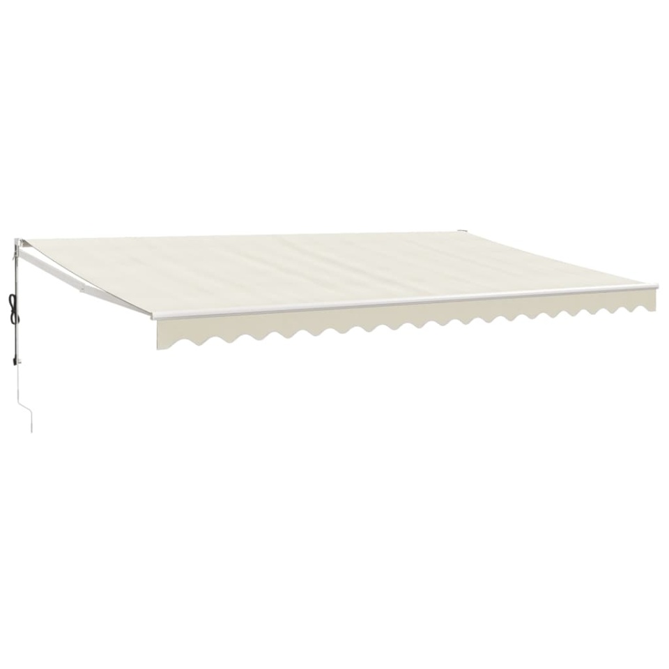 Copertină retractabilă automată, crem, 5x3 m - 1 | YEO
