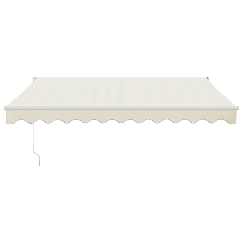 Copertină retractabilă, crem, 3,5x2,5 m, textil și aluminiu - 2 | YEO