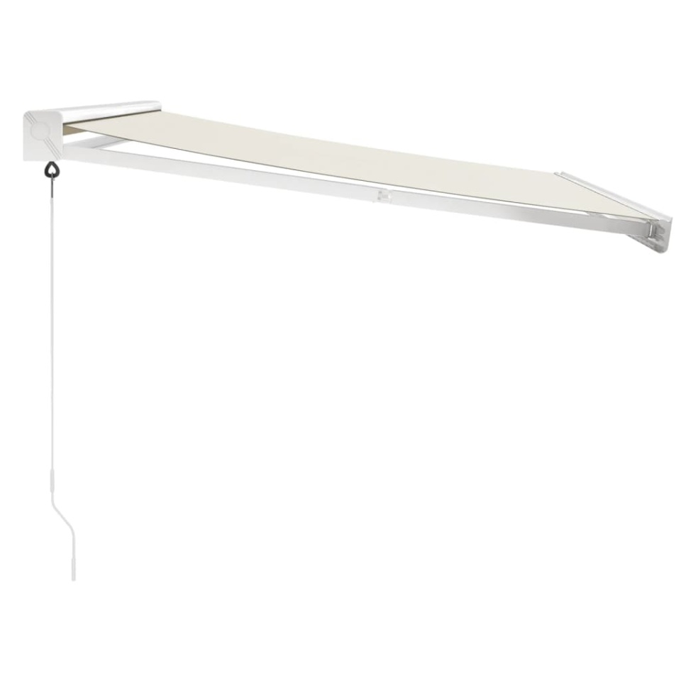 Copertină retractabilă, crem, 3x2,5 m, textil și aluminiu - 3 | YEO