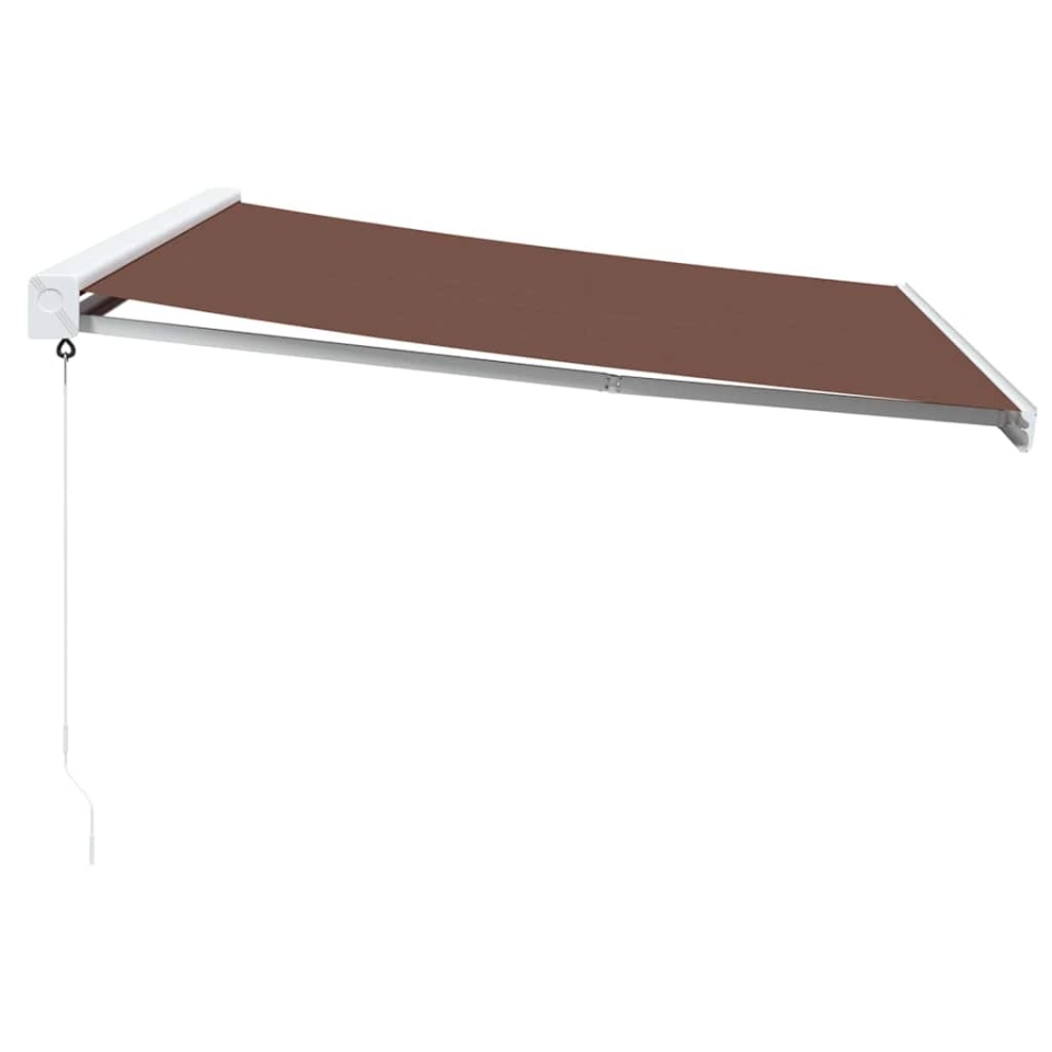 Copertină retractabilă manual, maro, 400x300 cm - 3 | YEO