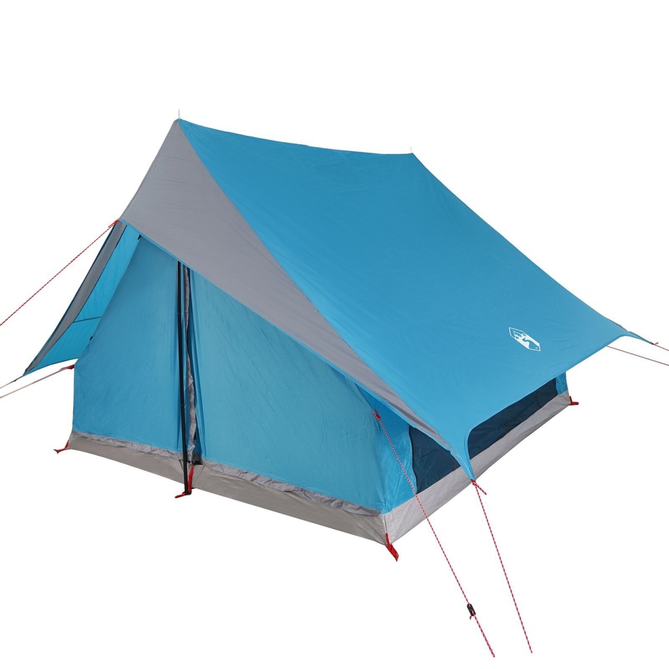 Cort de camping în formă de A pentru 5 persoane, albastru, rezistent la apă - 1 | YEO