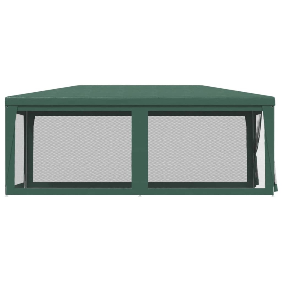 Cort de petrecere cu 6 pereți din plasă, verde, 3x6 m, HDPE - 3 | YEO