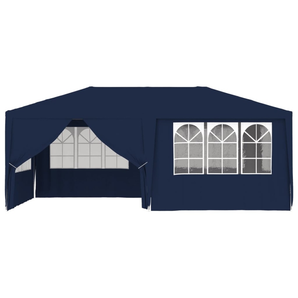 Cort de petrecere profesional cu pereți albastru 4x6 m 90 g/m² - 2 | YEO