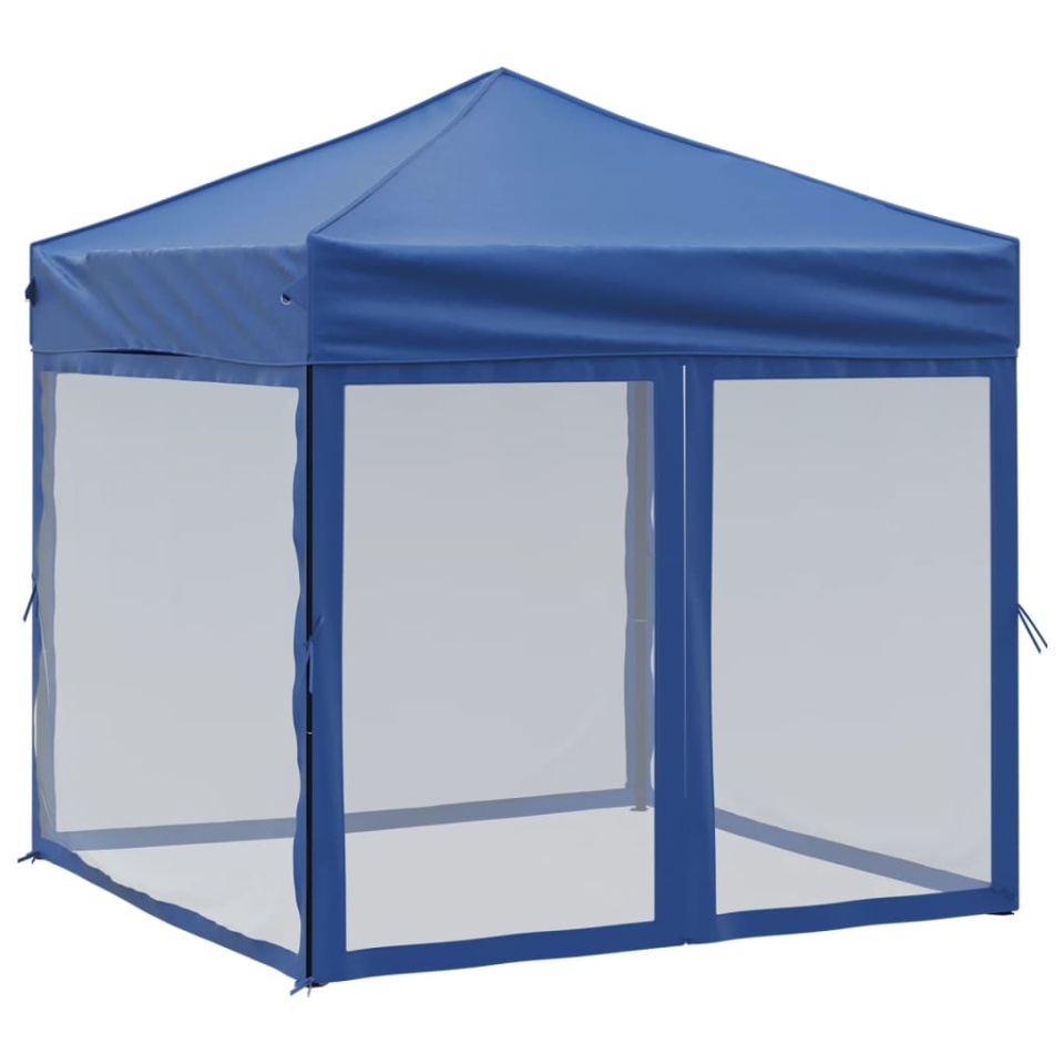 Cort pliabil pentru petrecere, pereți laterali, albastru, 2x2 m - 1 | YEO