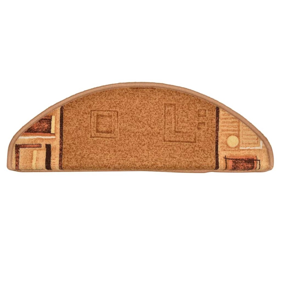 Covorașe scări autoadezive, 15 buc., bej, 65x21x4 cm - 3 | YEO