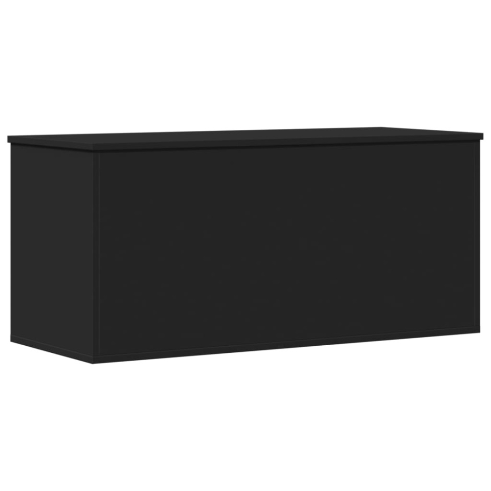 Cutie de depozitare, negru, 100x42x46 cm, lemn prelucrat - 1 | YEO