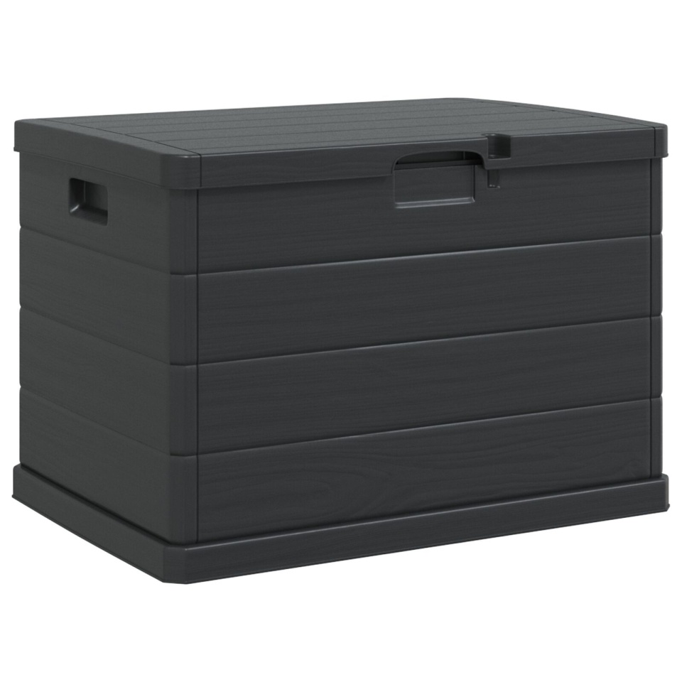 Cutie de depozitare pentru grădină - Antracit, 77.5 x 54.5 x 53 cm, Plastic, 170 L - 1 | YEO