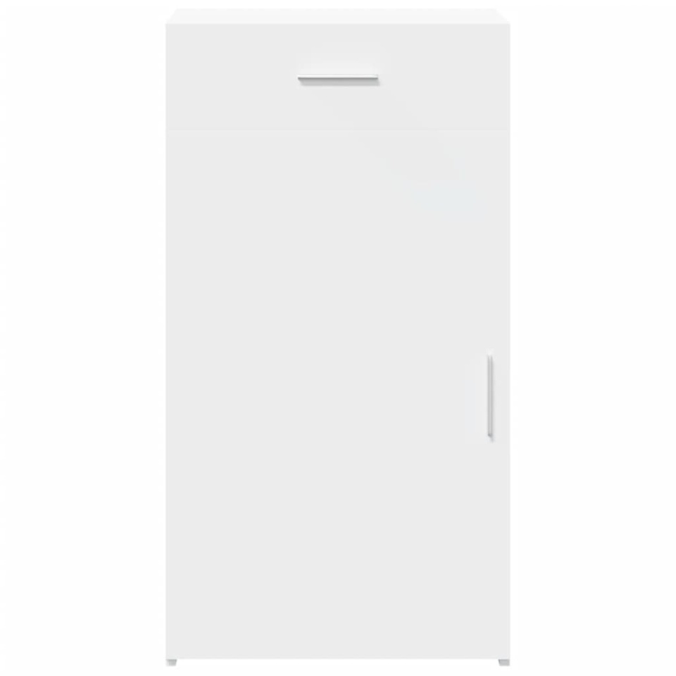 Dulap, alb, 50x42,5x93 cm, lemn prelucrat - 3 | YEO