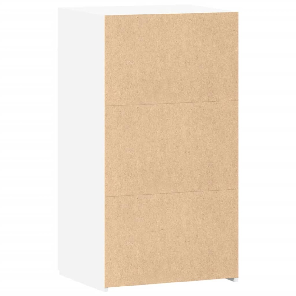Dulap, alb, 50x42,5x93 cm, lemn prelucrat - 4 | YEO