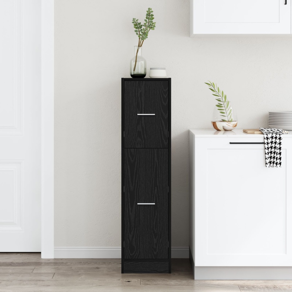 Dulap apotecă Stejar negru 30x41x118 cm Lemn prelucrat - 3 | YEO