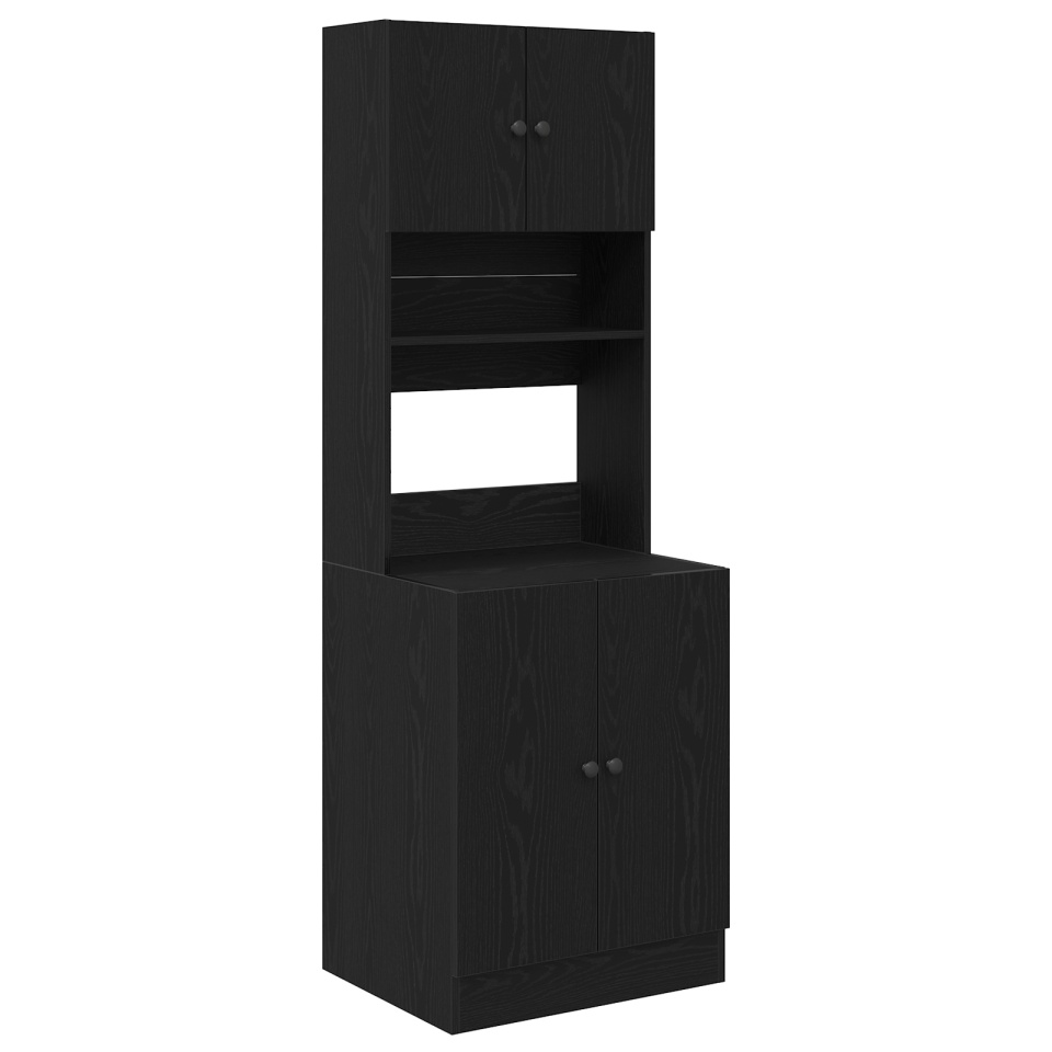 Dulap de bucătărie Stejar negru 60x50x180 cm Lemn ingineresc - 1 | YEO
