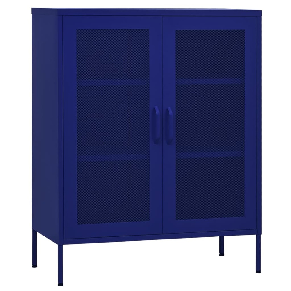 Dulap de depozitare, bleumarin, 80x35x101,5 cm, oțel - 1 | YEO