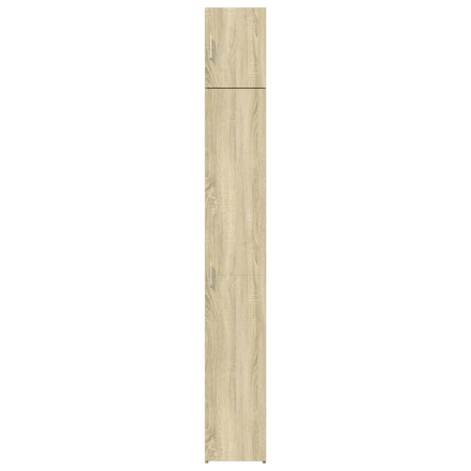 Dulap depozitare slim stejar sonoma 30x42,5x225cm lemn compozit - 3 | YEO