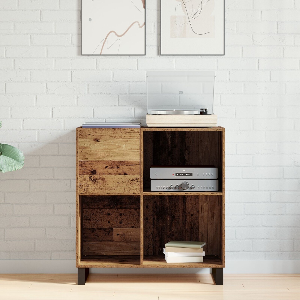 Dulap pentru vinuri Stejar Artisan 84,5x38x89 cm Lemn prelucrat