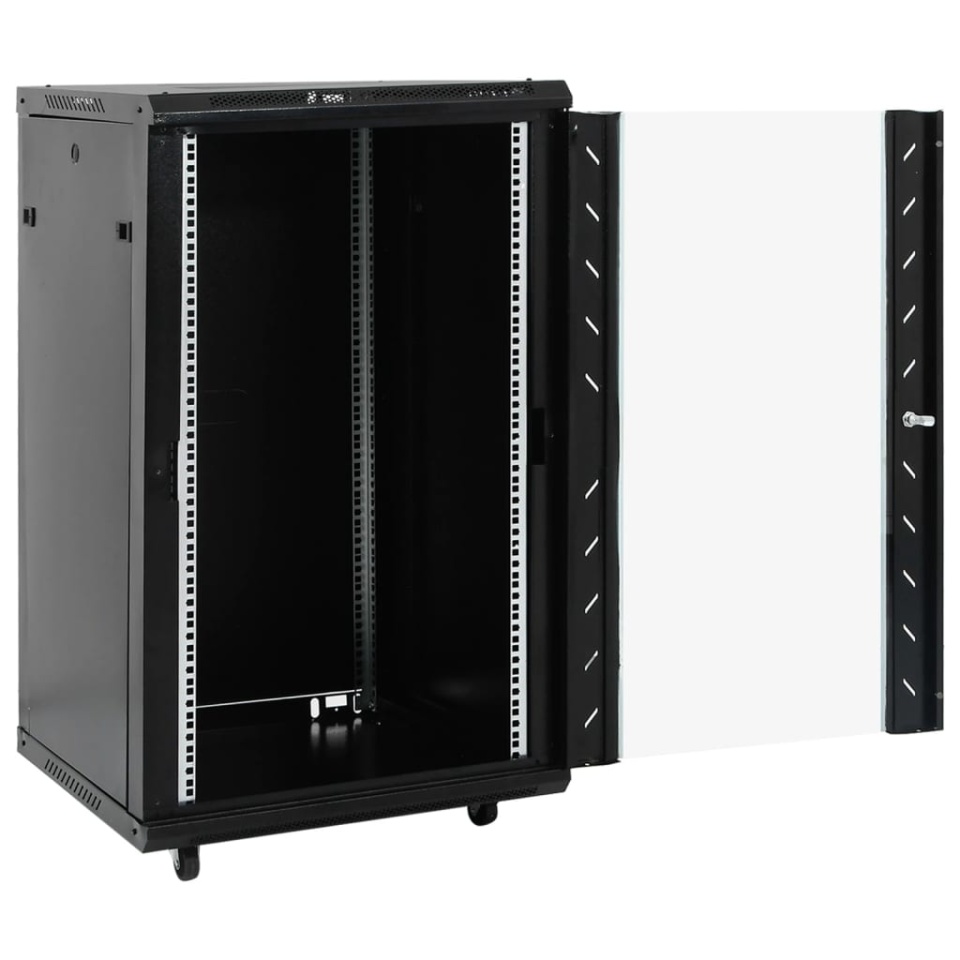 Dulap server, picioare pivotante, 18U, 19 IP20 60x60x100 cm - 1 | YEO