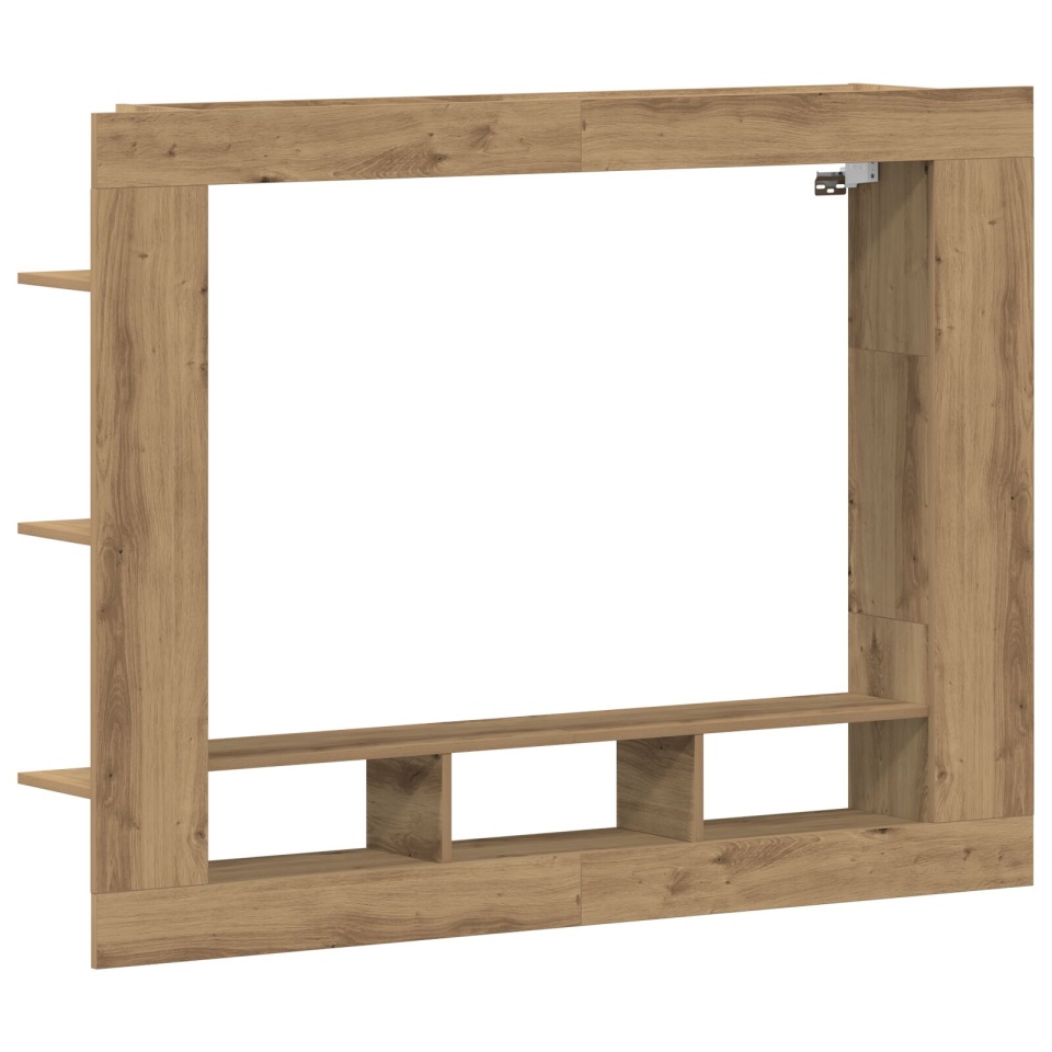 Dulap TV Montat pe Perete Stejar Artisan 152x22x113 cm - 1 | YEO