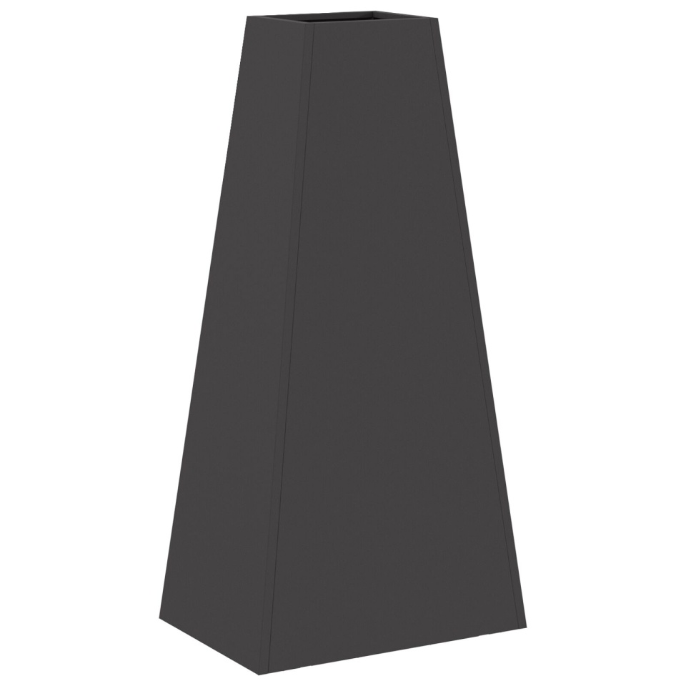 Focar Negru 50x35x100 cm Oțel - 3 | YEO