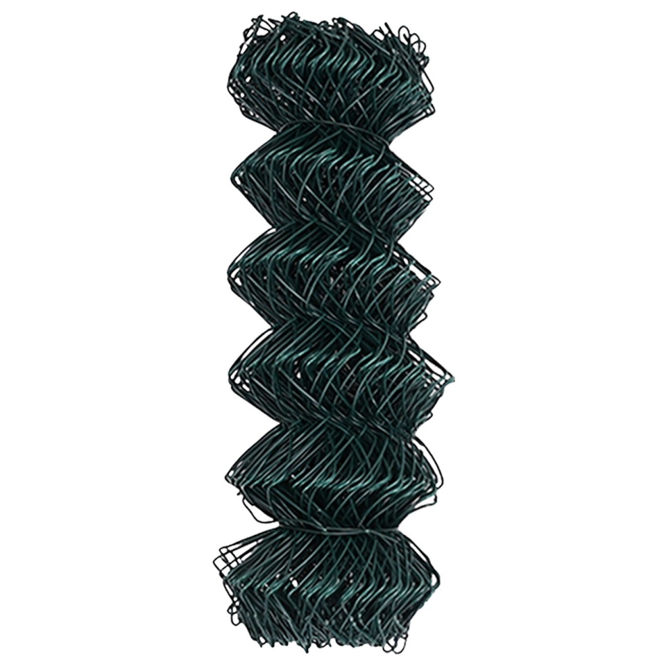 Gard din plasă Verde 0.8x25 m Oțel - 3 | YEO