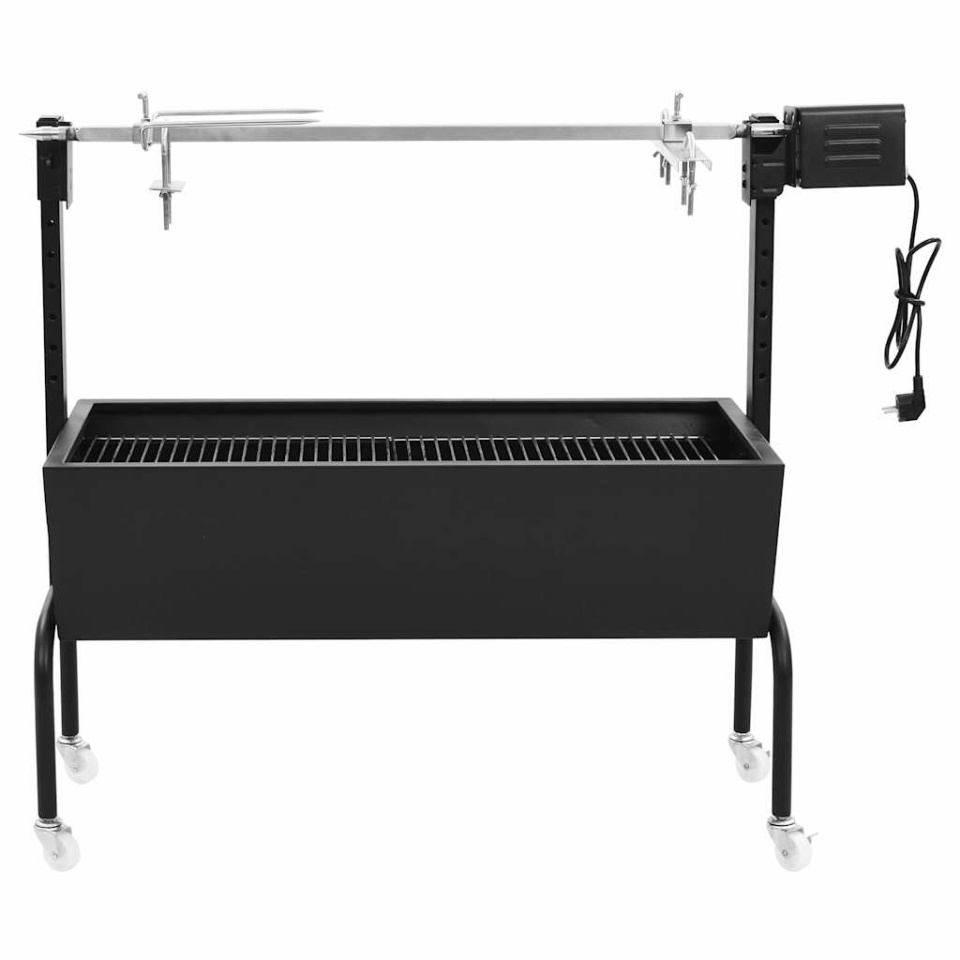 Grătar cu rotisor electric, oțel inoxidabil - 1 | YEO
