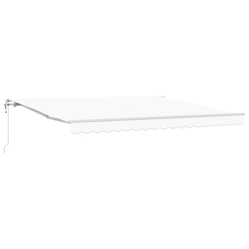 Marchiză retractabilă automată albă 400x300 cm, Schimburi pentru marchiză de 4x3 m albă - 1 | YEO