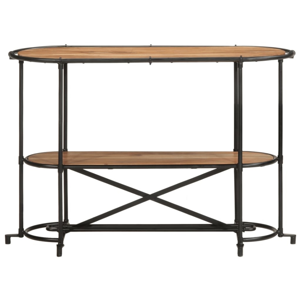 Masă consolă, 110x42x76 cm, lemn masiv de acacia - 3 | YEO