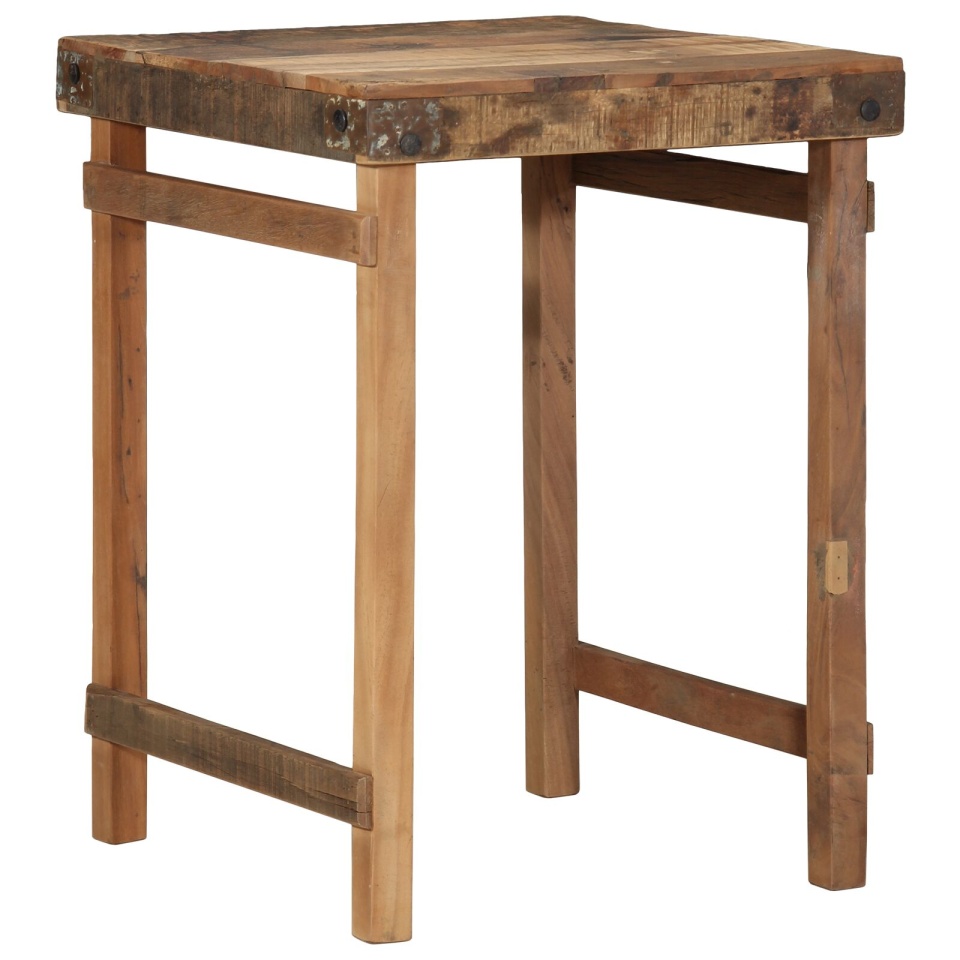 Masa de dining 55x60x76 cm Lemn reciclat