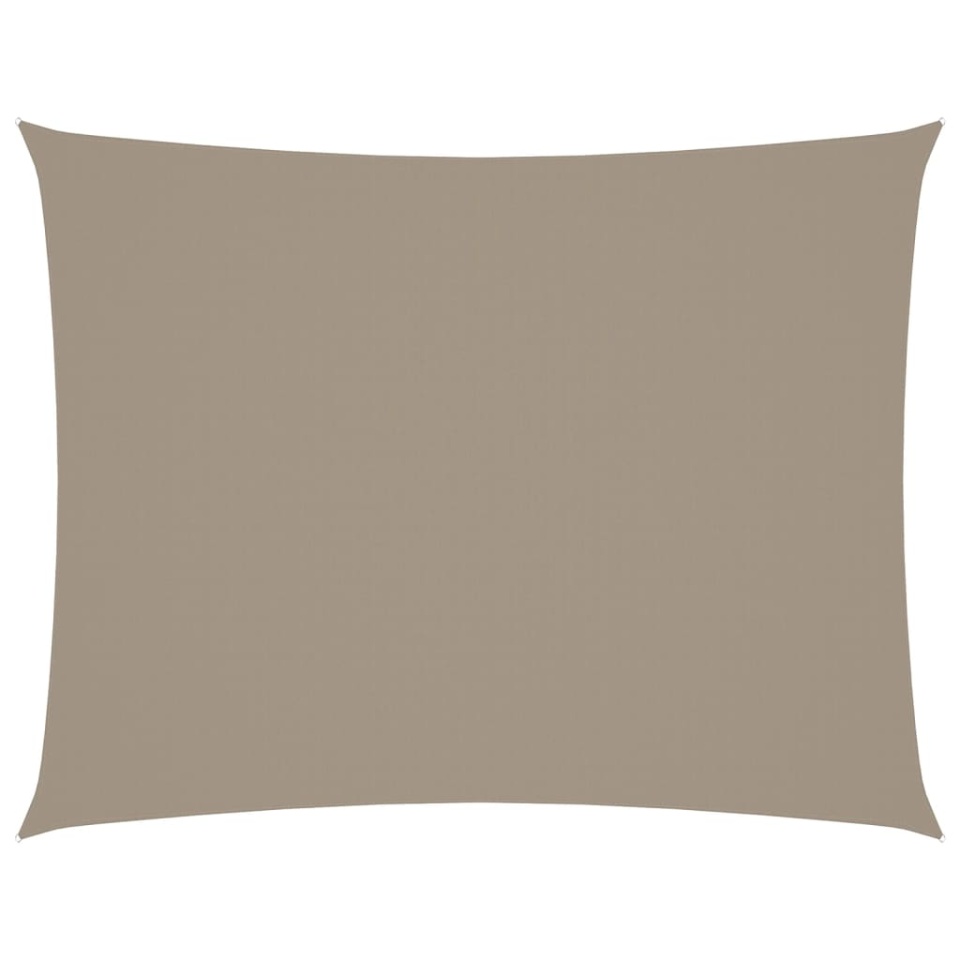 Parasolar gri taupe 5x7 m țesătură oxford dreptunghiular - 1 | YEO