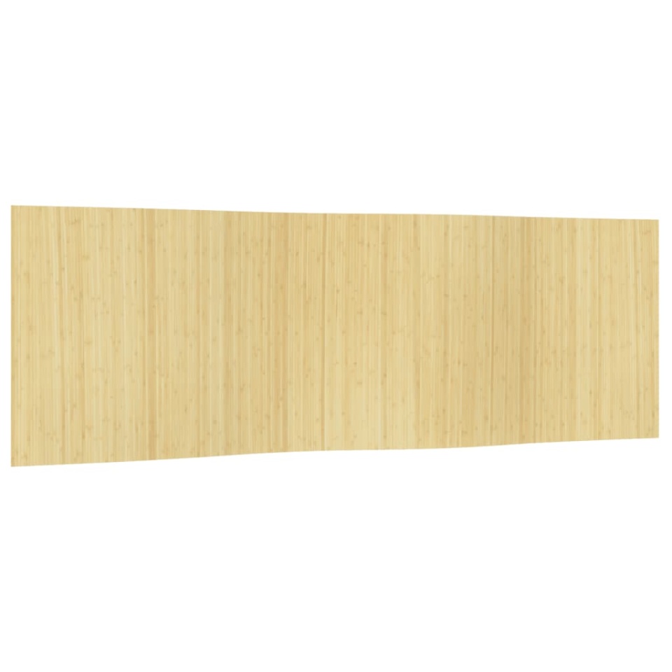 Paravan de cameră, natural deschis, 165x600, bambus - 1 | YEO