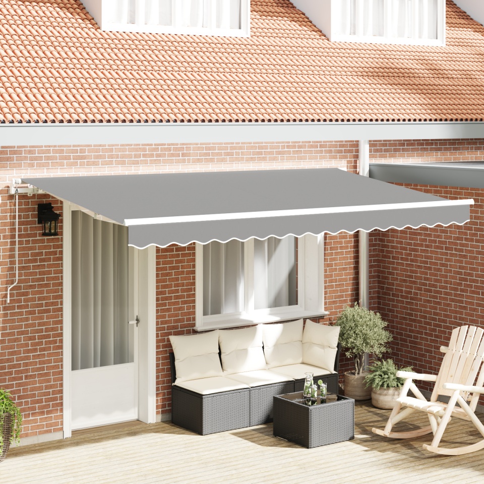 Rama electrică de perdea retractabilă 4x2 cm Metal